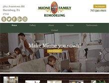 Tablet Screenshot of mionefamily.com